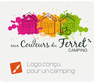 Logo conçu pour un camping