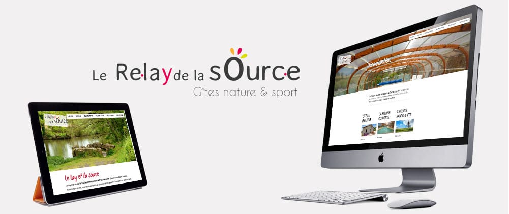 Site web Gites Le Relay de la source en Vendée