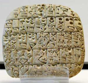 Invention de l'écriture en Mésopotamie