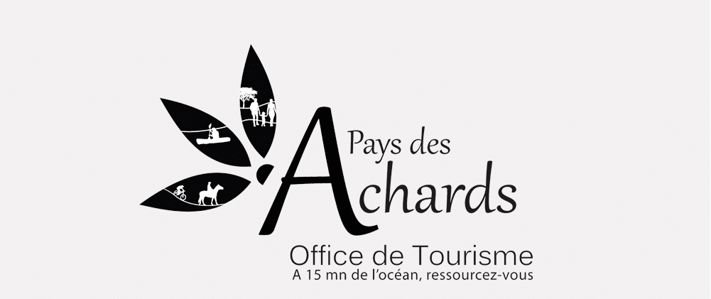 Logo Pays des Achards noir et blanc