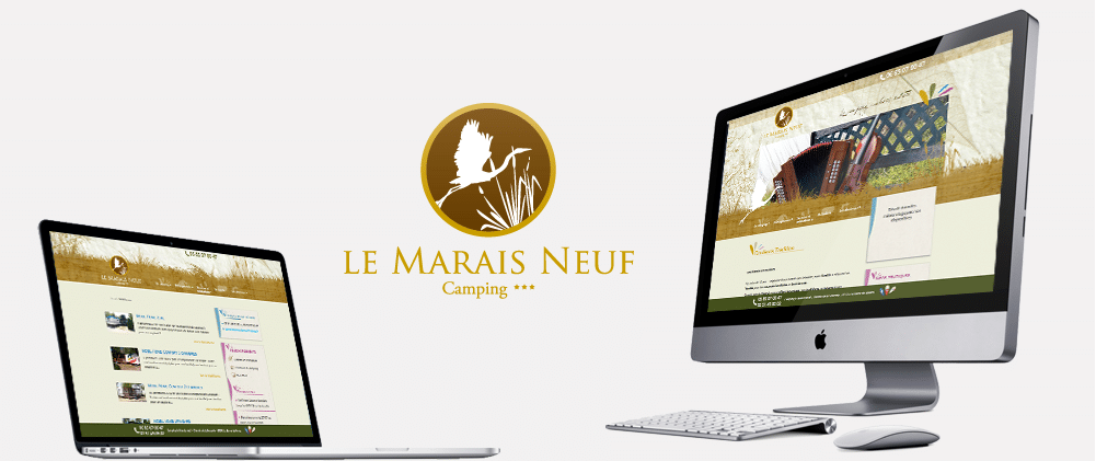 Site web Camping le Marais Neuf 3 étoiles