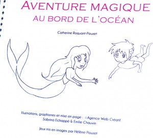 Alignement centré dan sle livre Aventures magiques au bord de l'océan