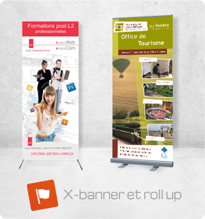 Enrouleur ( roll up, banner roll up, x-banner)