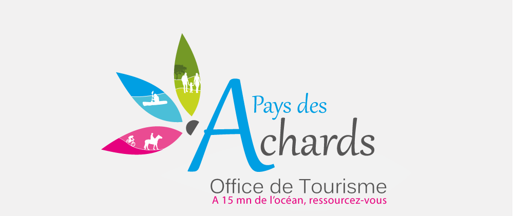 Logo Pays des Achards sur la brochure touristique