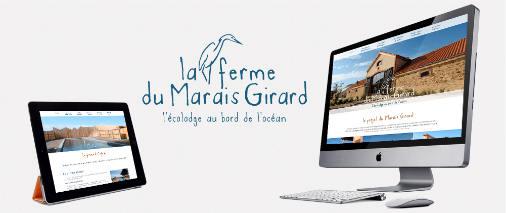 Site web responsive la Ferme du Marais Girard