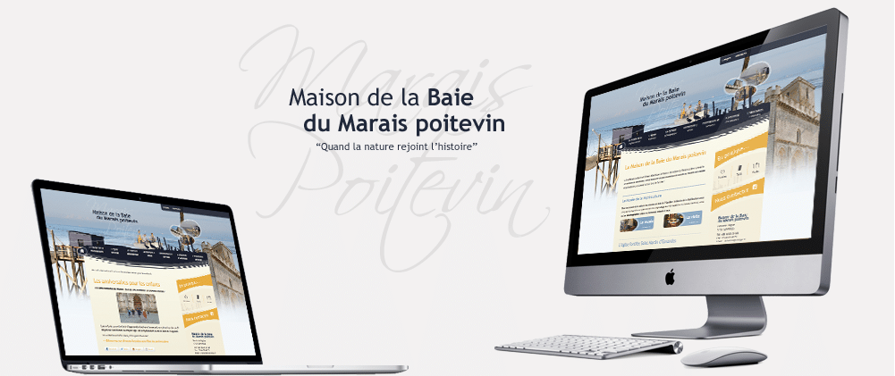 Portfolio site web Mais de la Baie du Marais poitevin