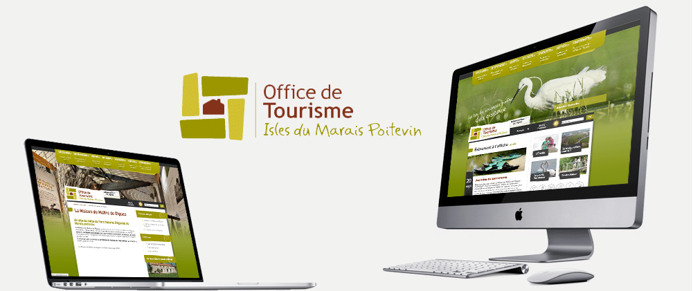 Site web Office de Tourisme du Marais poitevin