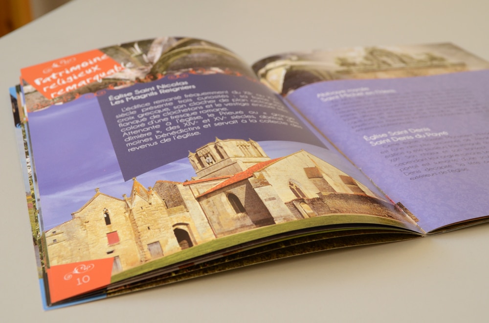 Brochure touristique, infos sur le patrimoine religieux