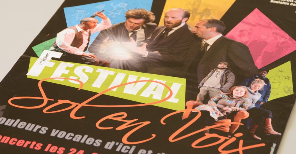 Affiche du festival Sol en Voix