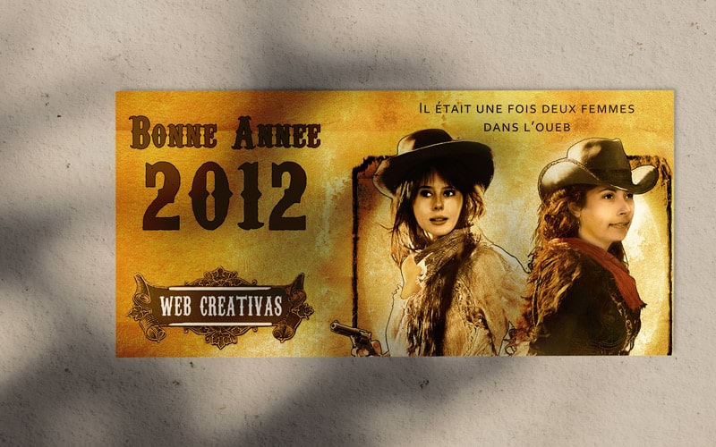 Carte de voeux originale 2012