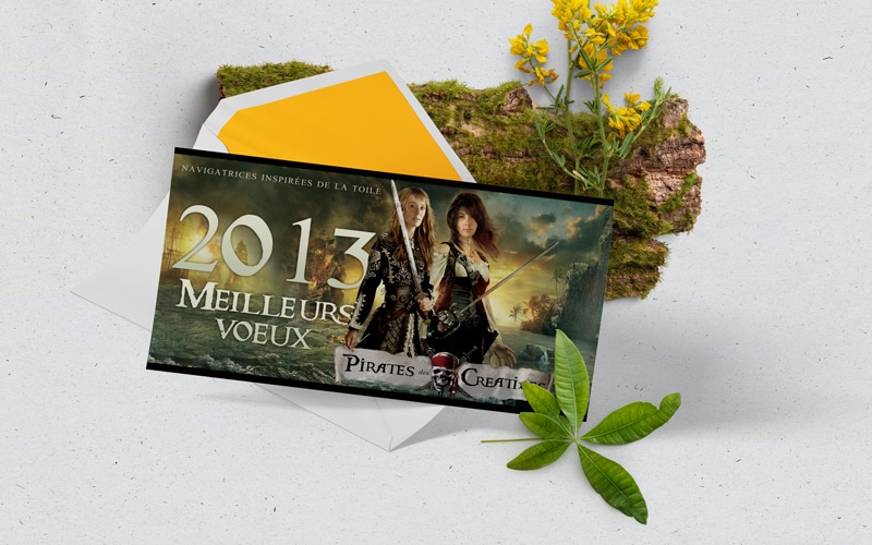 Carte de voeux originale 2013