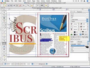 mise en page scribus