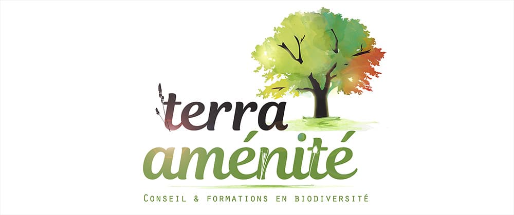 Conception de logo RVB de Terra Aménité