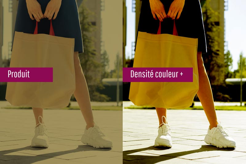 mode densité couleur +