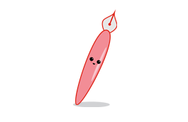 Kawaii crayon