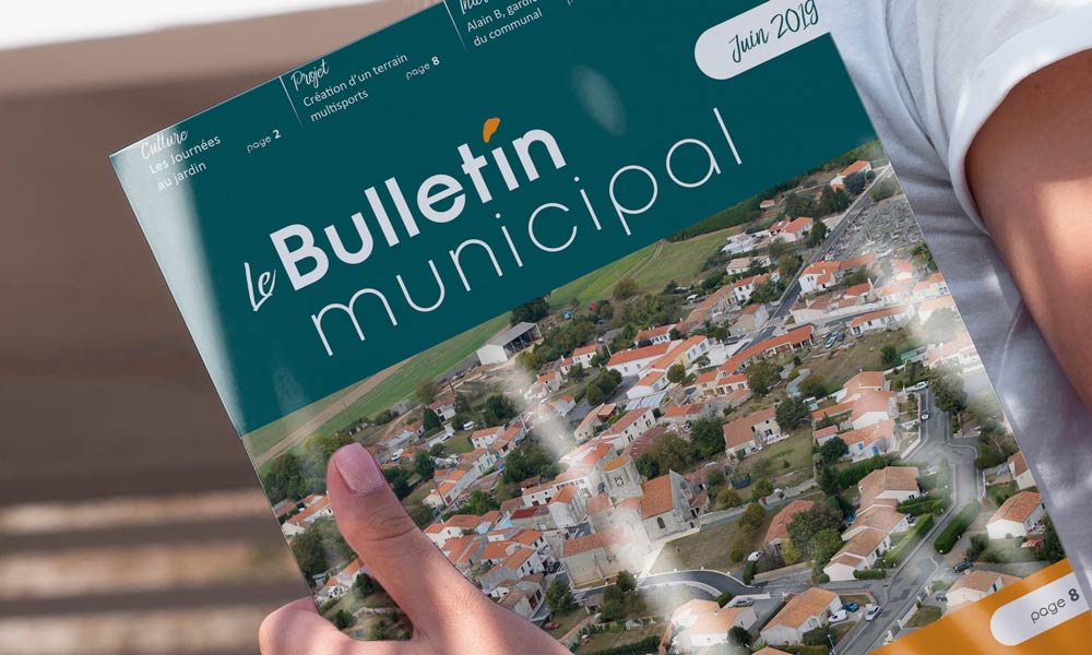 Bulletin Municipal, création de la couverture