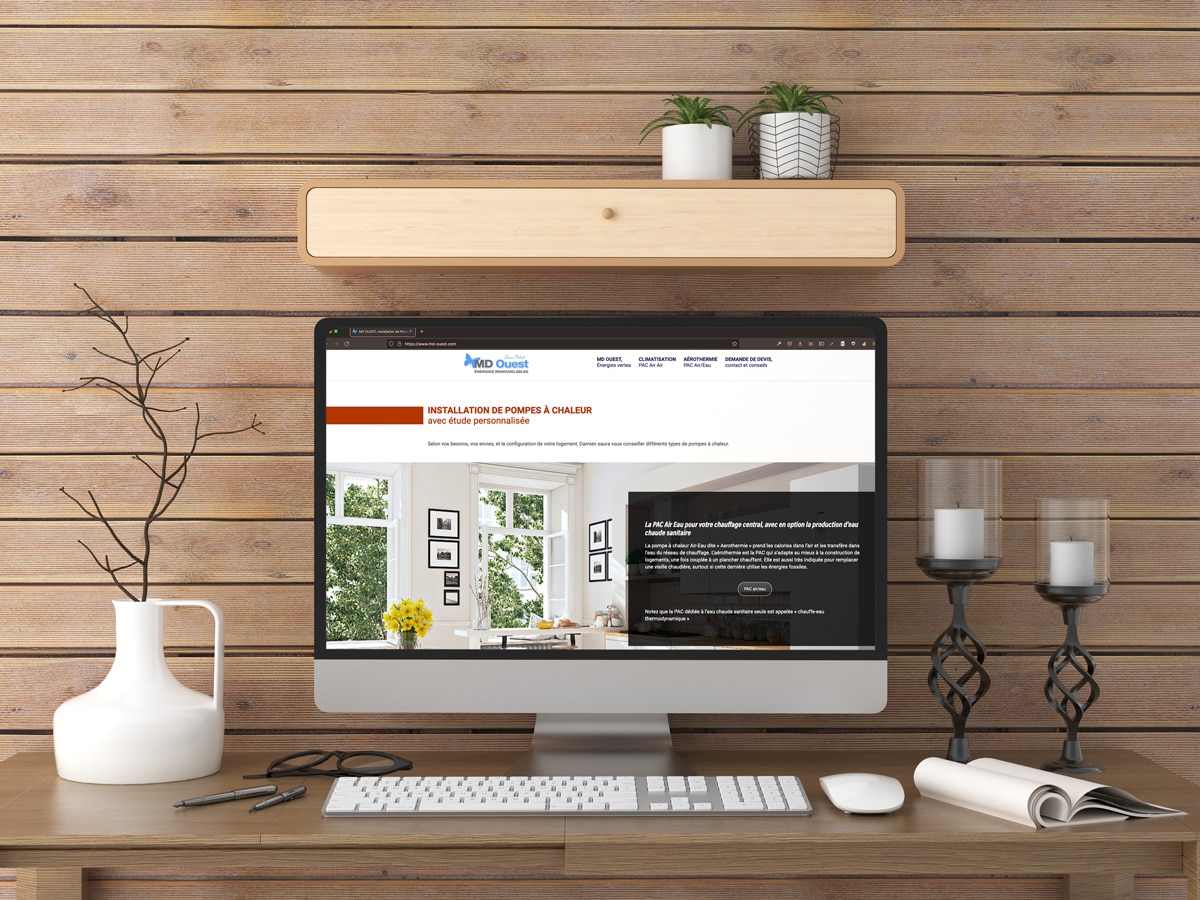 Site web installateur pompes à chaleur