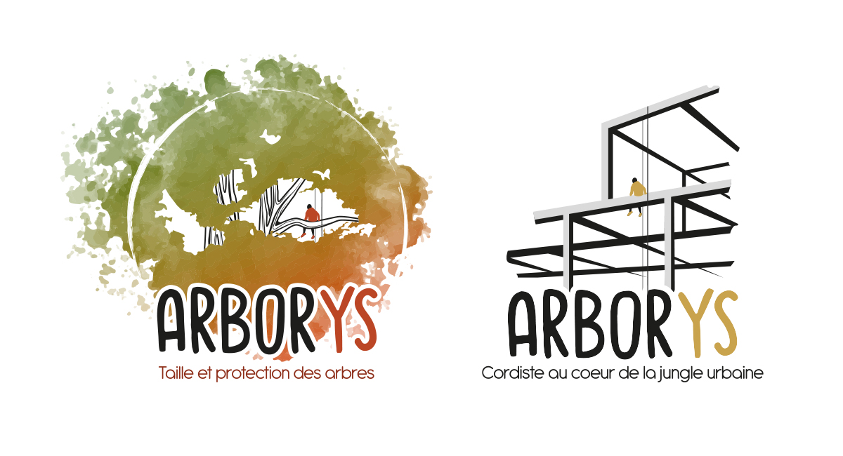 Création de logo nature pour un Arboriste
