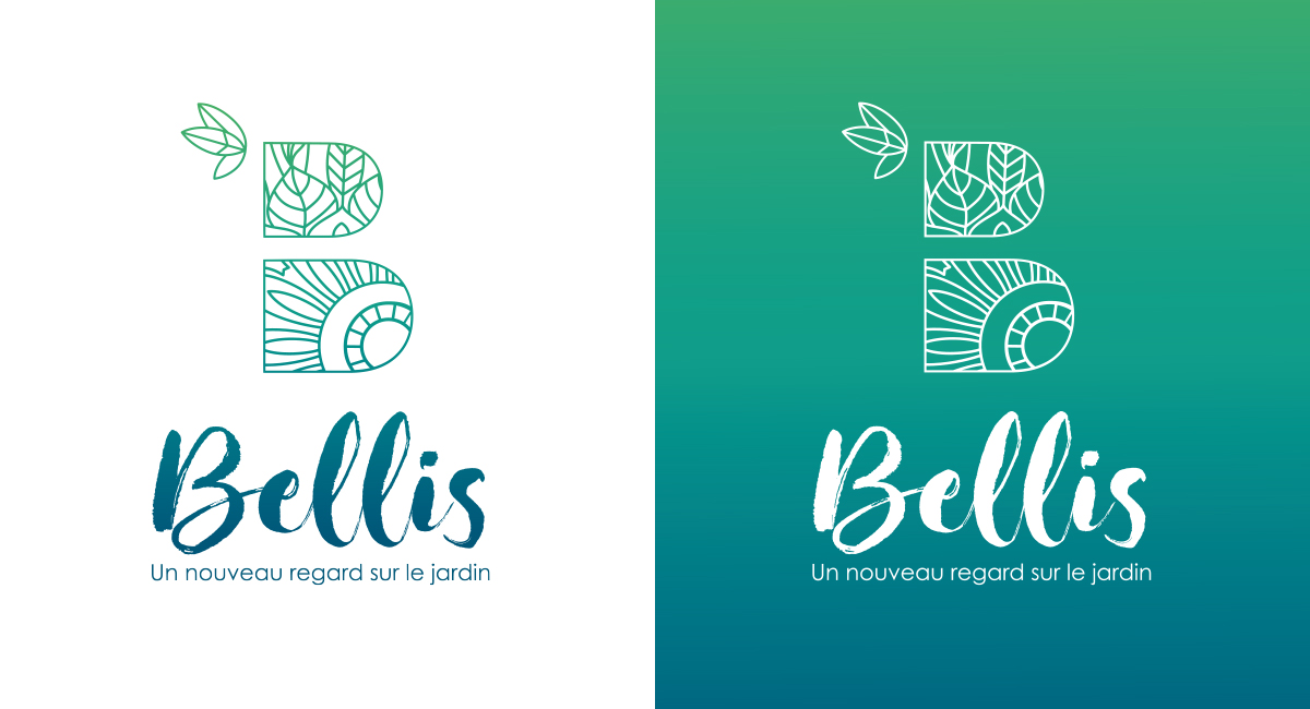 Création de logo paysagiste pour Bellis