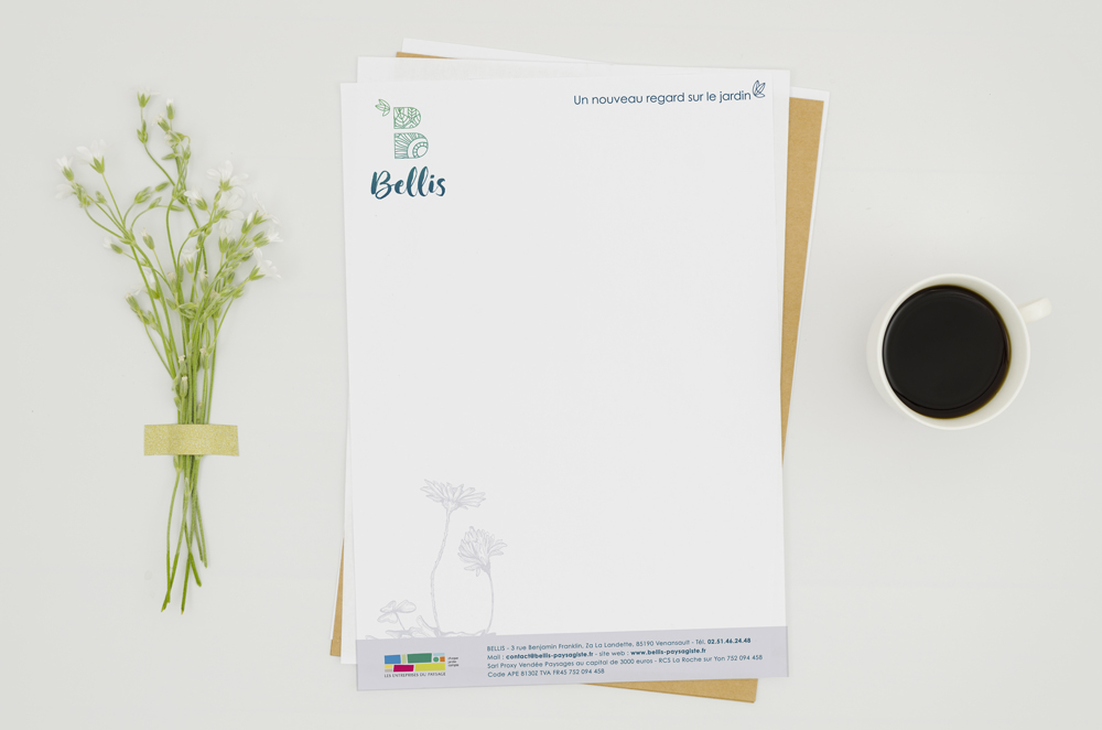 Papier entête écopaysagiste