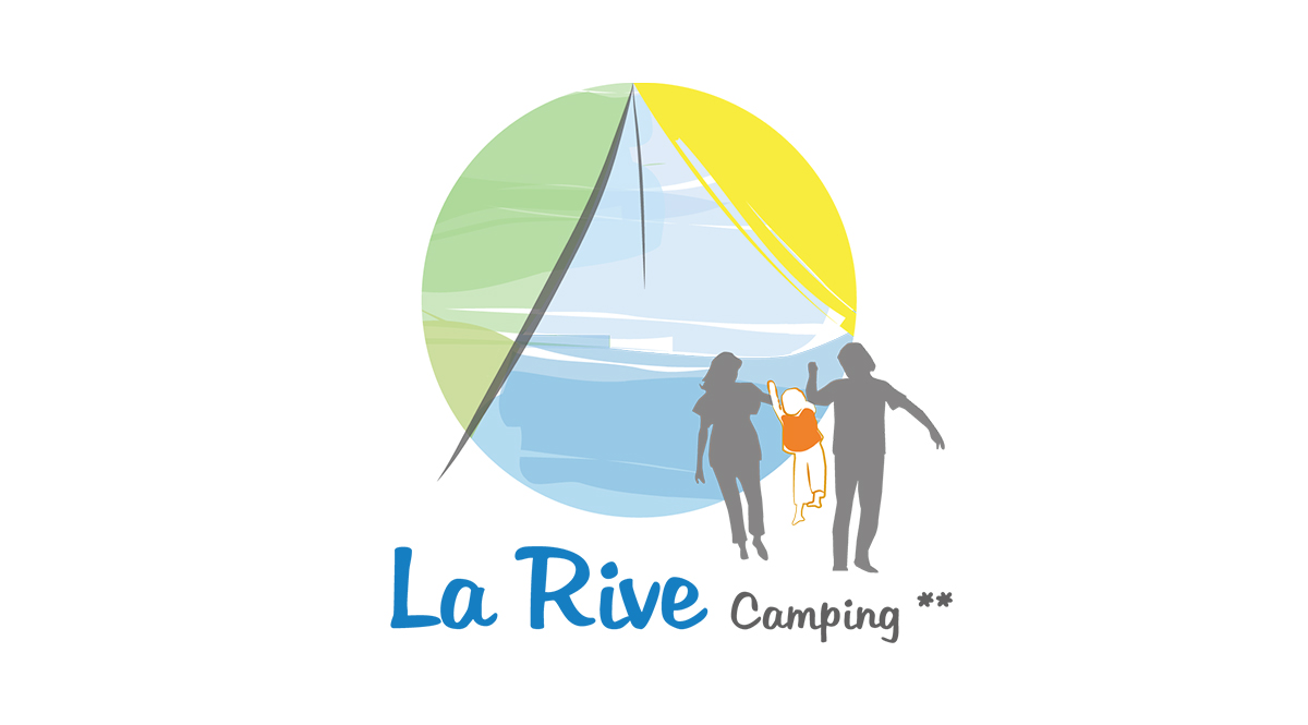 Logo de camping familiale