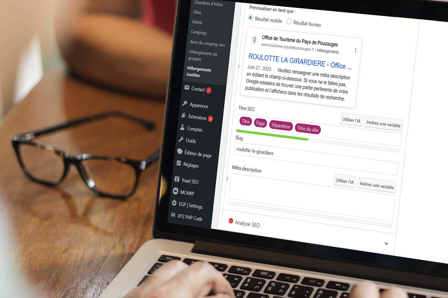 Contenu personnalisé sur Wordpress