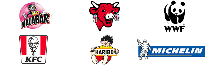 Logos avec une mascotte ou un personnage dessiné